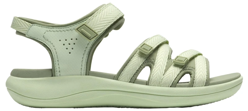 Clarks Mira Madi Womens Light Olive Comb, 3.5