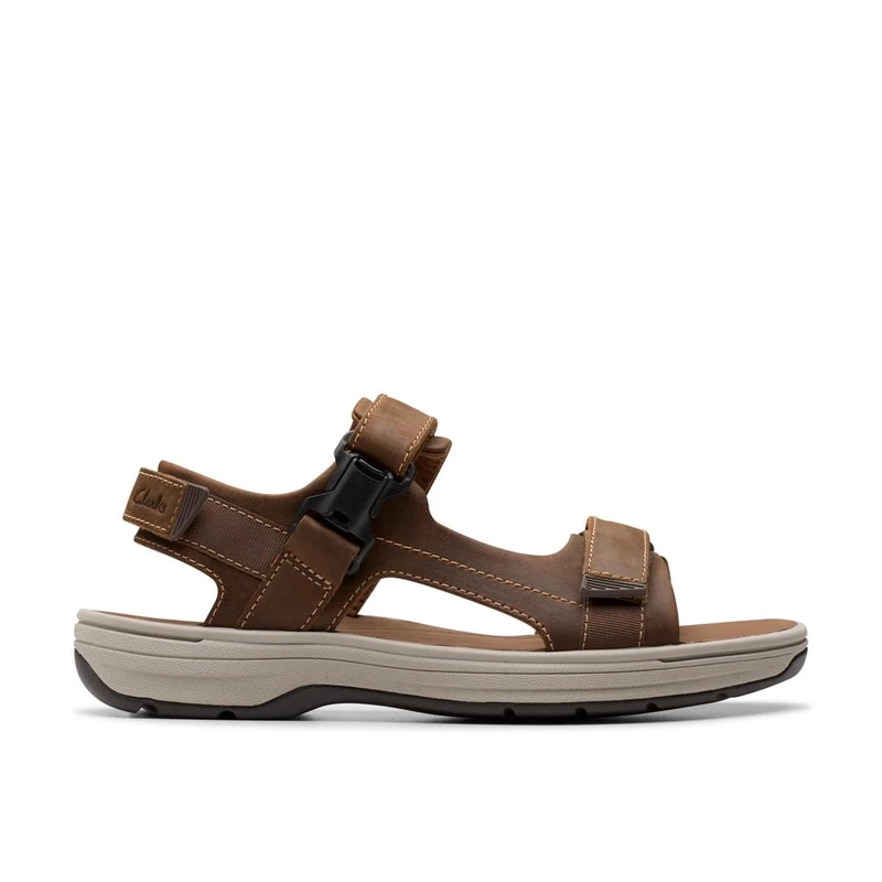 Clarks Saltway Edge Mens Light Tan Lea, 12