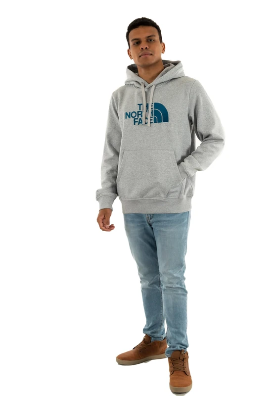 The North Face Men's Drew Peak Hoodie, Tnf Light Grey Heather, M