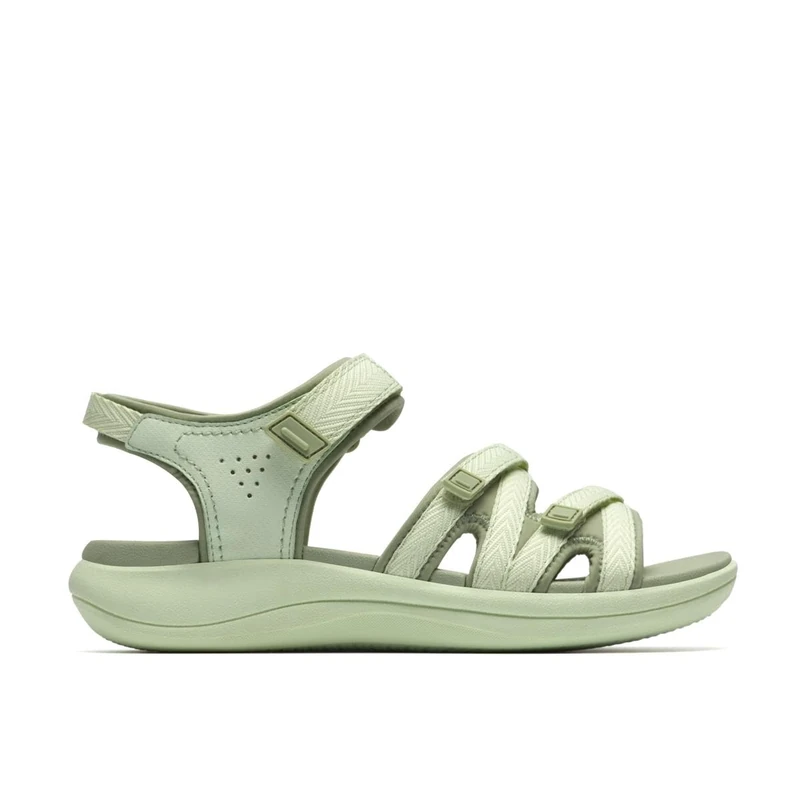 Clarks Mira Madi Womens Light Olive Comb, 6.5