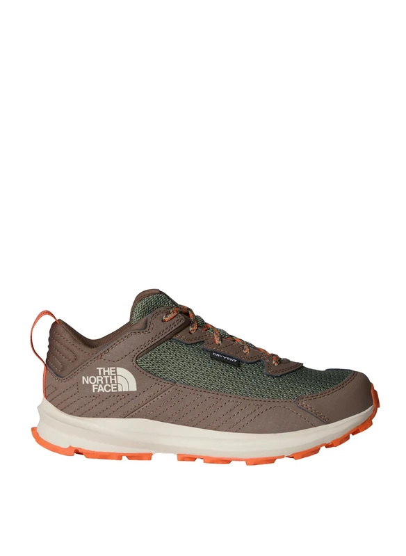 The North Face Kids Fastpack Hiker Wp Hiking Shoes, Bark Mist/Smokey Brown, 2