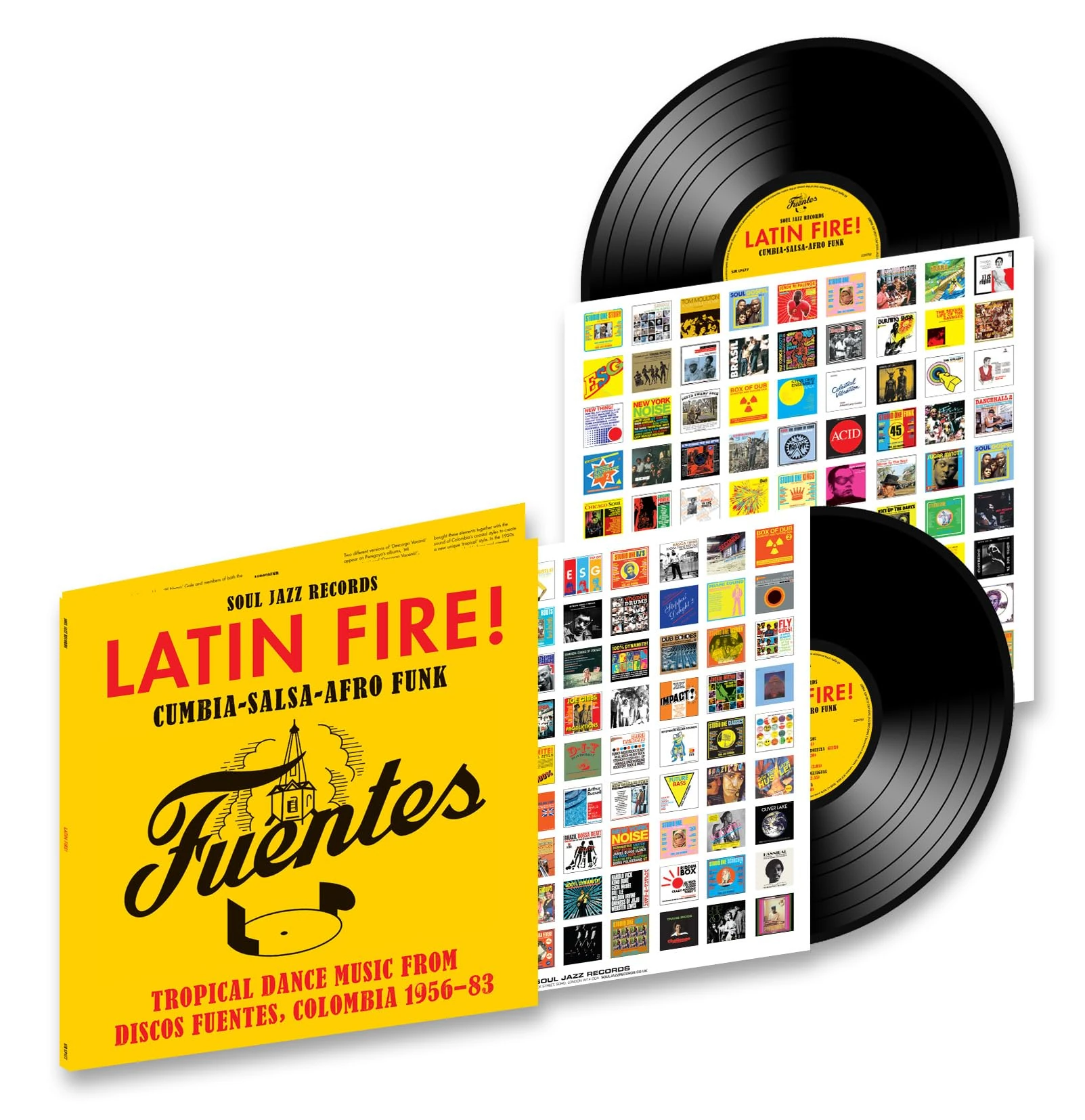 Soul Jazz Records Presents Latin Fire! Cumbia-Salsa-Afro-Funk: Tropical Dance Music From Discos Fuentes, Columbia 1956-83 [VINYL]