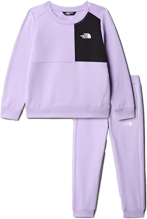 The North Face Kids Performance Fleece Set, Lite Lilac, 6 Years - Image 1