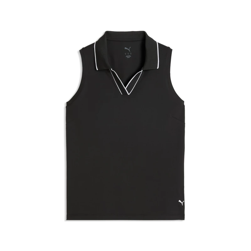 Puma Women's Cloudspun Essential Sleeveless Golf Polo