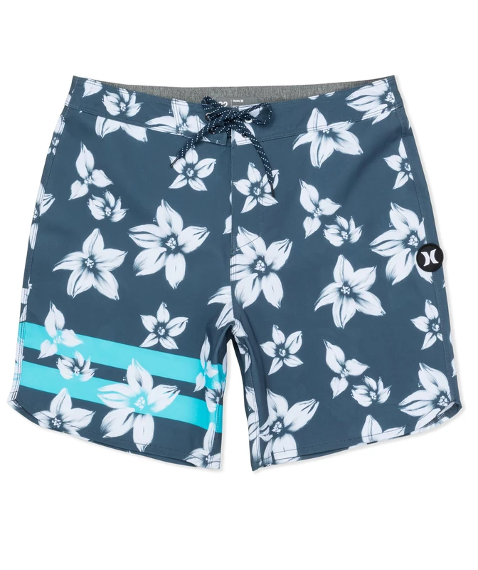 Hurley Mens Phantom Eco Block Party Engineered 18 Board Shorts, Destroyer, 30 EU