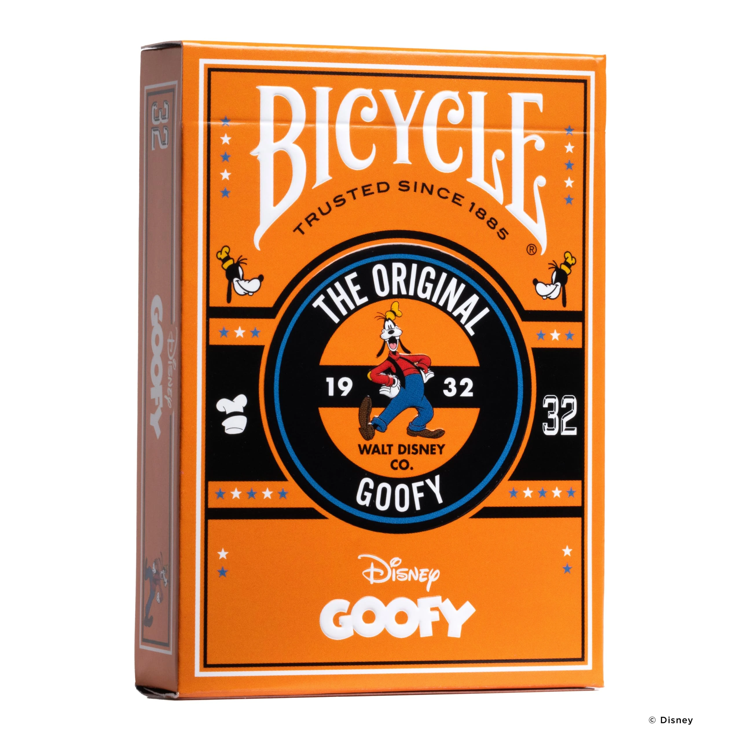 Bicycle Disney Goofy Deck of Cards for Collectors and Fans Inspired by the Famous Dog Character, White