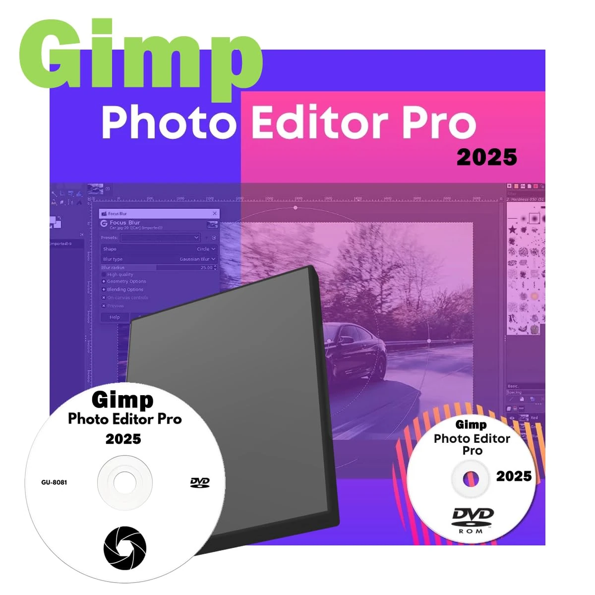Photo Editor Pro 2025 – GIMP Powerful Image Editing Software for PC or Mac – Create, Retouch & Enhance Photos – Easy-to-Use Compatible with Adobe Photoshop – Lifetime Opensource License