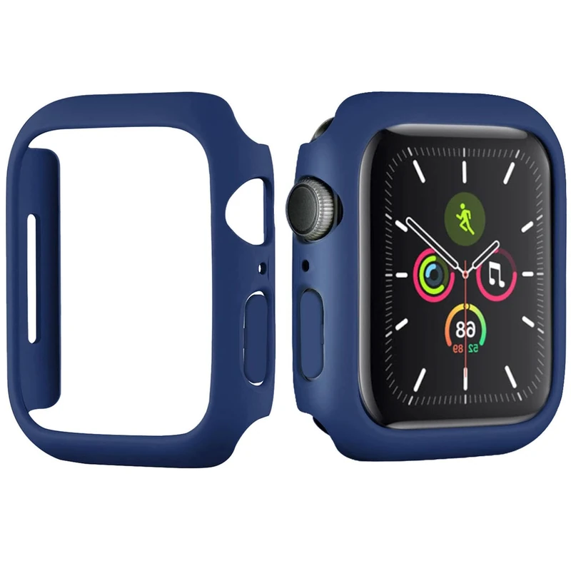 Anybase Hard PC Case for Apple Watch 45mm Series 8/9/SE 2, Ultra Thin Bumper Full Body Protection Midnight Blue - Image 1