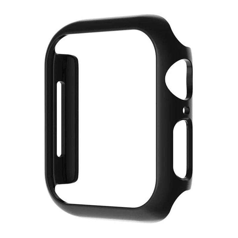Anybase Apple Watch 45mm Series 8/9/SE 2 Ultra Thin Bumper Full Body Protective Hard PC Case Cover Original Black
