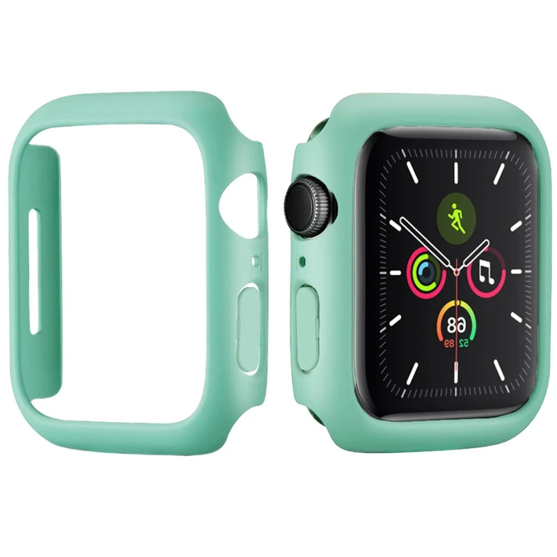 Anybase Apple Watch 45mm Series 8/9/SE 2 Ultra Thin Bumper Full Body Protective Hard PC Case Cover Light Green