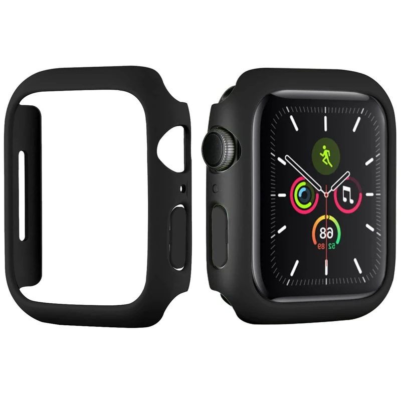 Anybase Apple Watch 45mm Series 8/9/SE 2 Hard PC Case Ultra Thin Bumper Full Body Protection Black - Image 1