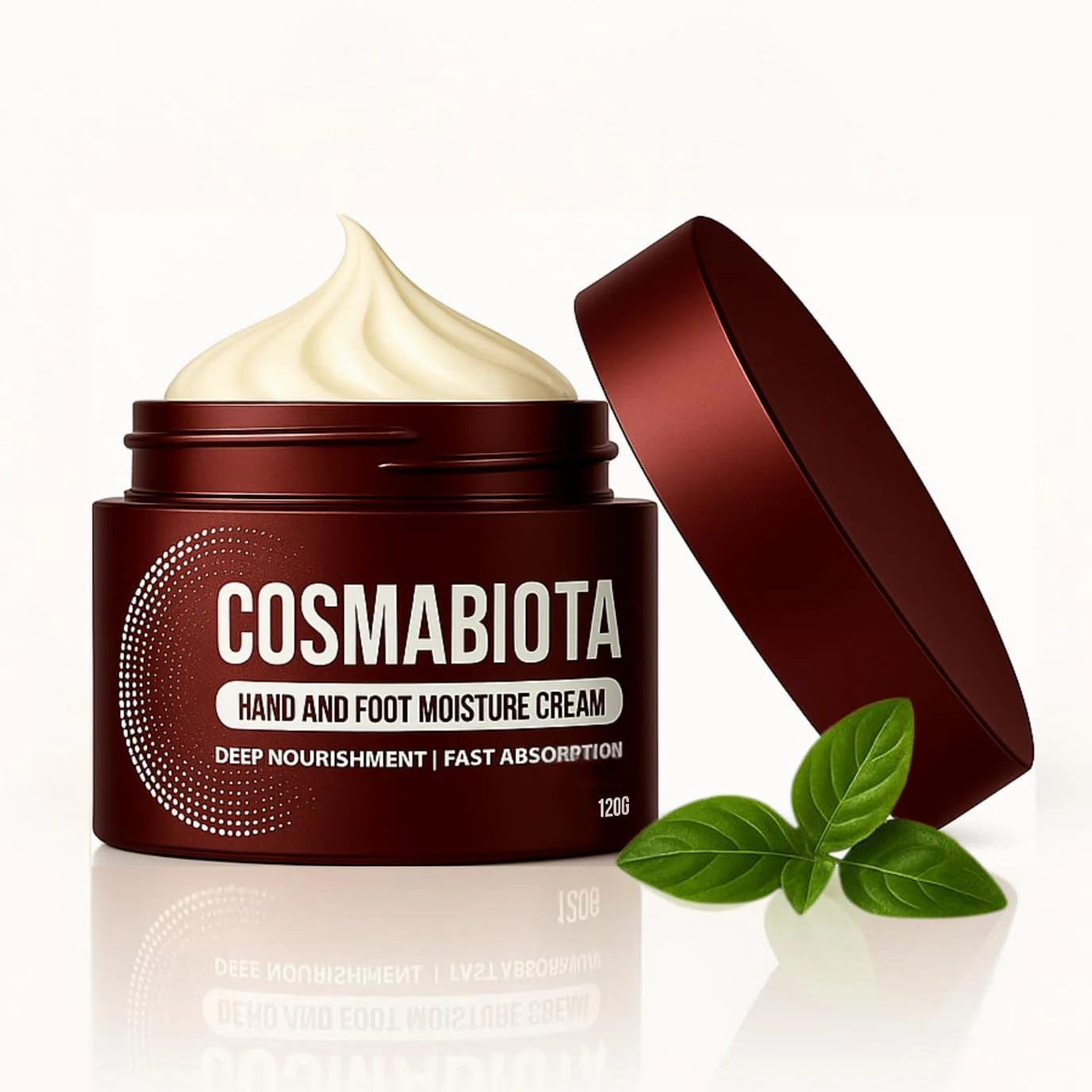 Cosmabiota Foot and Hand Cream – Cracked Heel Repair & Dry Skin Moisturizer | Non-Greasy, Fast Absorbing Formula | Deep Nourishment for Feet, Heels, Elbows & Hands – 120g