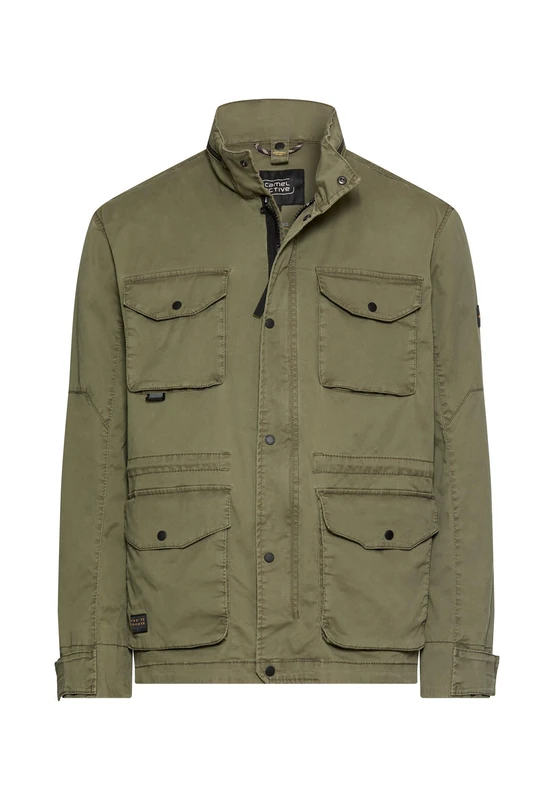 camel active Men's 430400-7N92 Jacket, Olive, 35