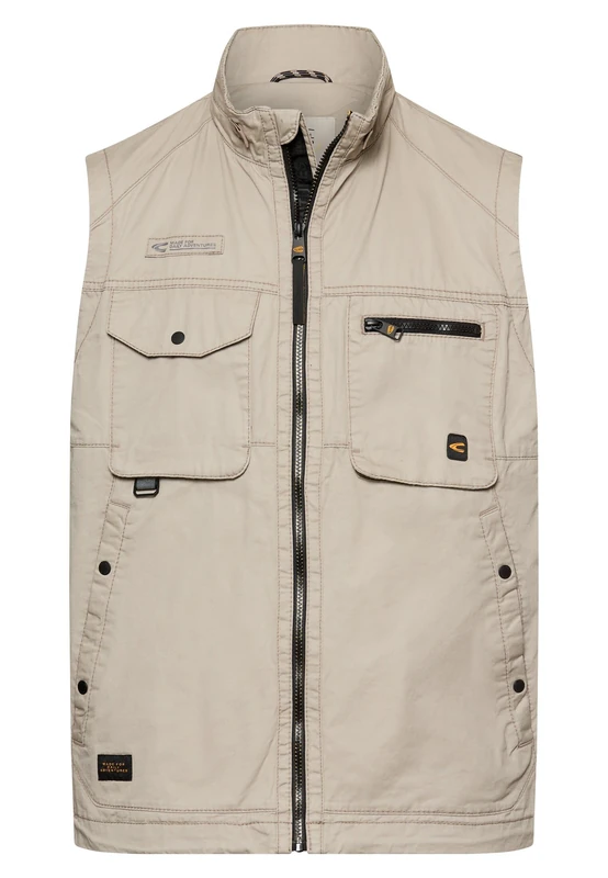 camel active Men's 460140-7N60 Jacket, Beige, XL