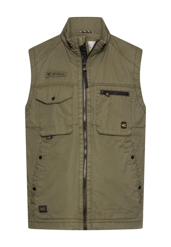camel active Men's 460140-7N60 Jacket, Olive Green, XXL