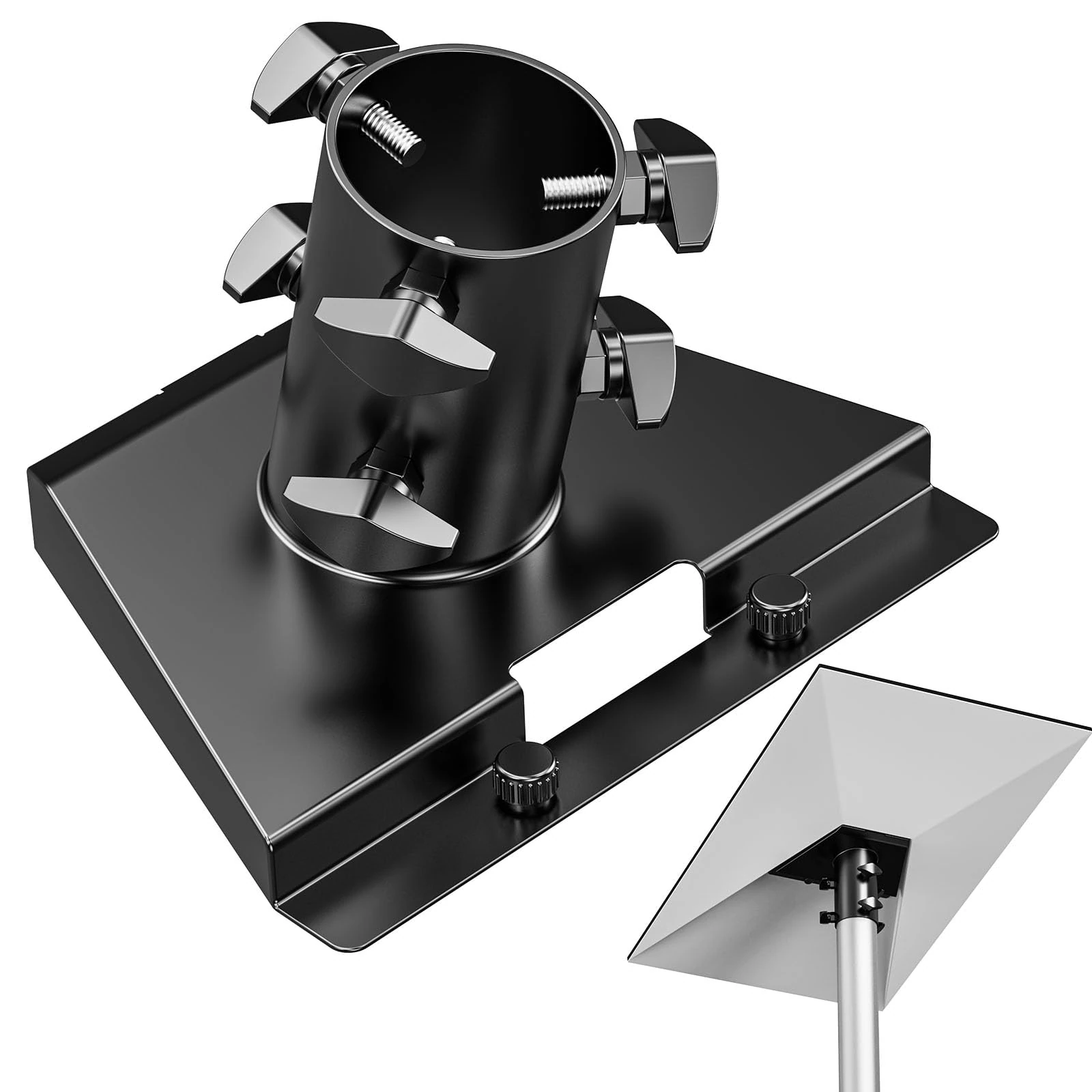 Starlink Gen 3 Pipe Adapter, Starlink Gen 3 Mount, Starlink Pole Mount, Weather-Resistant Aluminum Alloy, Starlink Mounting Kit for Starlink Standard Dish V3 Pipe Not Included