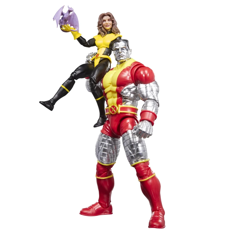 Marvel Legends Series X-Men Kitty Pryde & Marvel’s Colossus Two-Pack, 2 Astonishing X-Men Comics-Inspired Collectible 15-cm-scale Action Figures