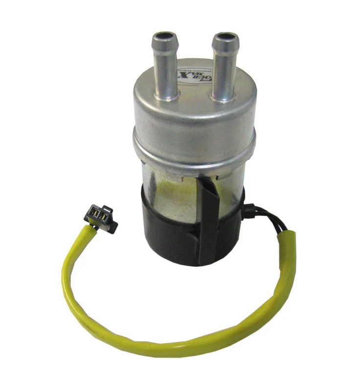 TourMax FPP-902 Complete Fuel Pump Compatible with Kawasaki ZXR400 L4-L8, ZZR600, Yamaha TZ250, XVZ1300 Cable Length 220mm, Inlet/Outlet 8mm/6mm