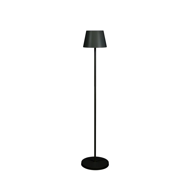 Konstsmide Pomezia M 7841-750 LED Floor Lamp, Black, Indoor/Outdoor, Wireless, 25 x 53/88.5/126 x 25 cm