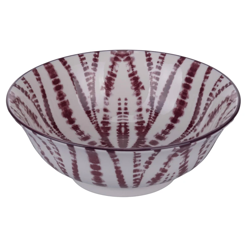 Set of 6 Large Round Bowl 1200ml Porcelain The Purple - Image 1