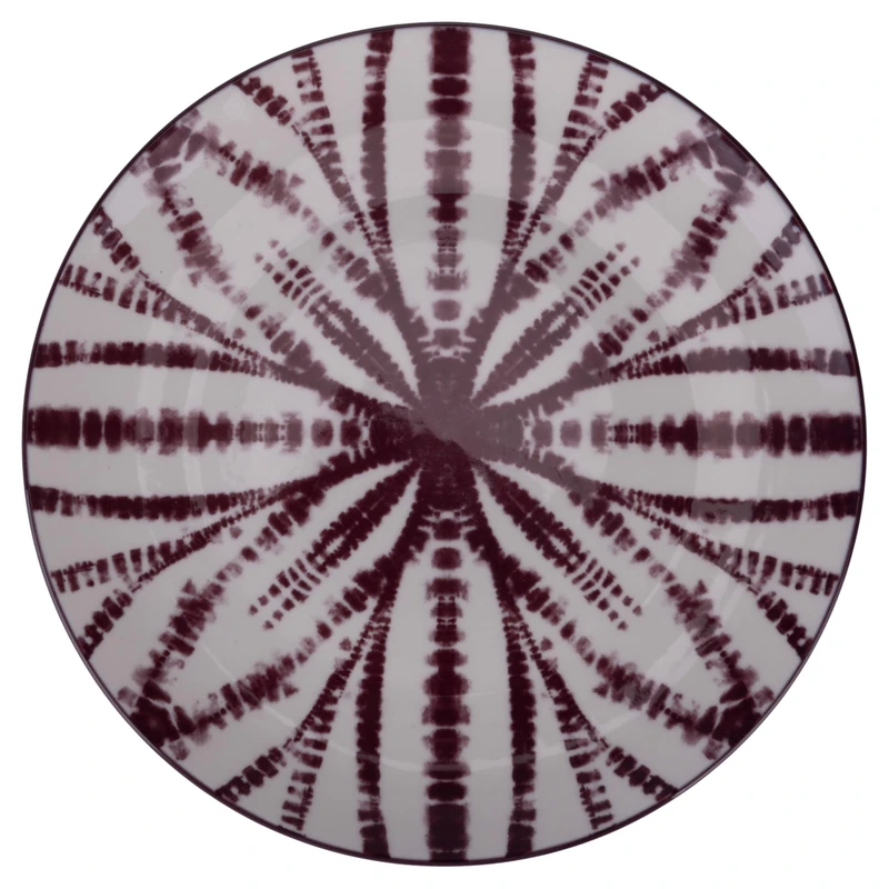 Set of 6 Porcelain Dinner Plates The Purple