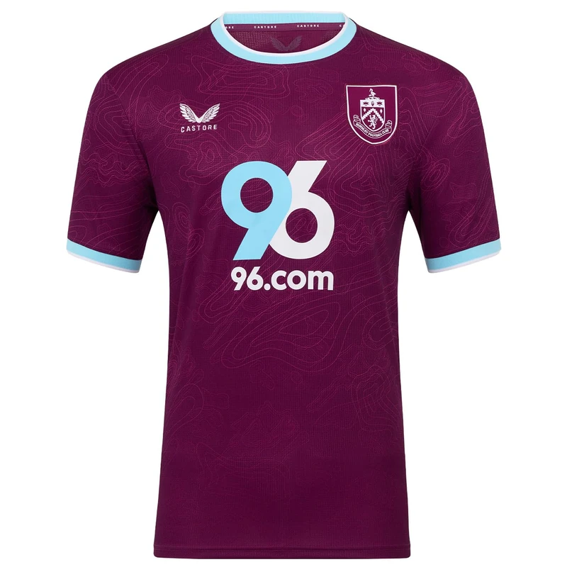 Burnley FC Castore Men's Home Short Sleeve Shirt