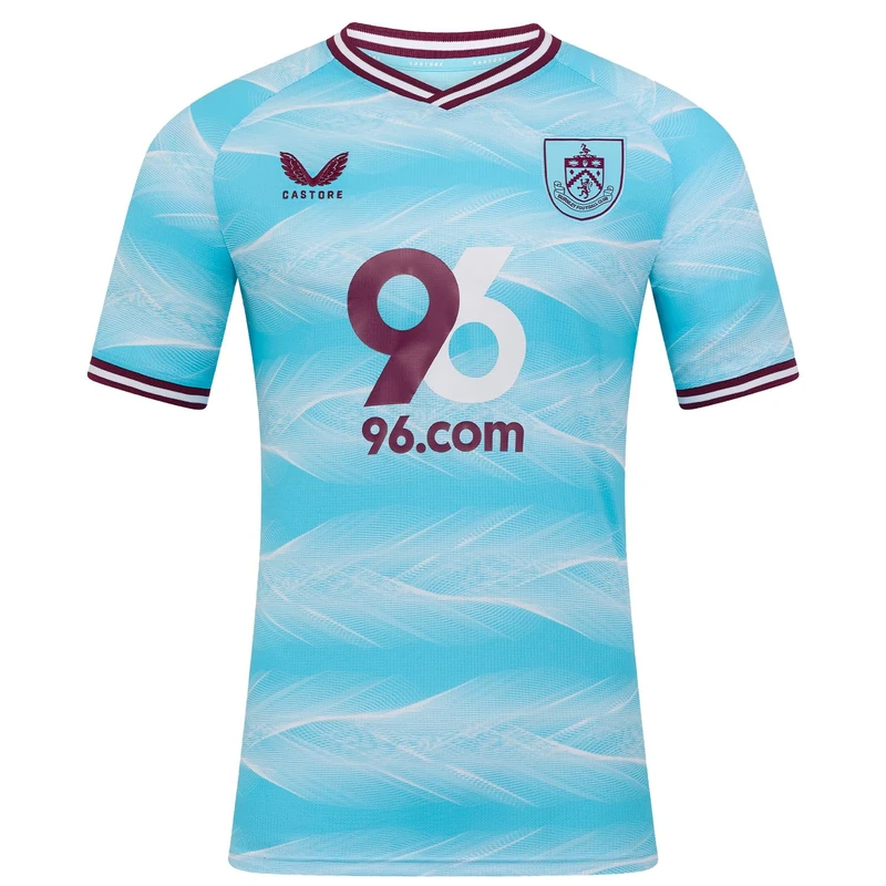 Burnley FC Castore Men's Away Short Sleeve Shirt