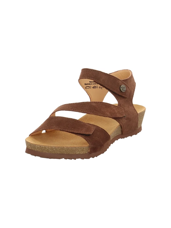Think! Women Dumia Lederfutter Sandal, Chocolate 3060, 6.5 UK
