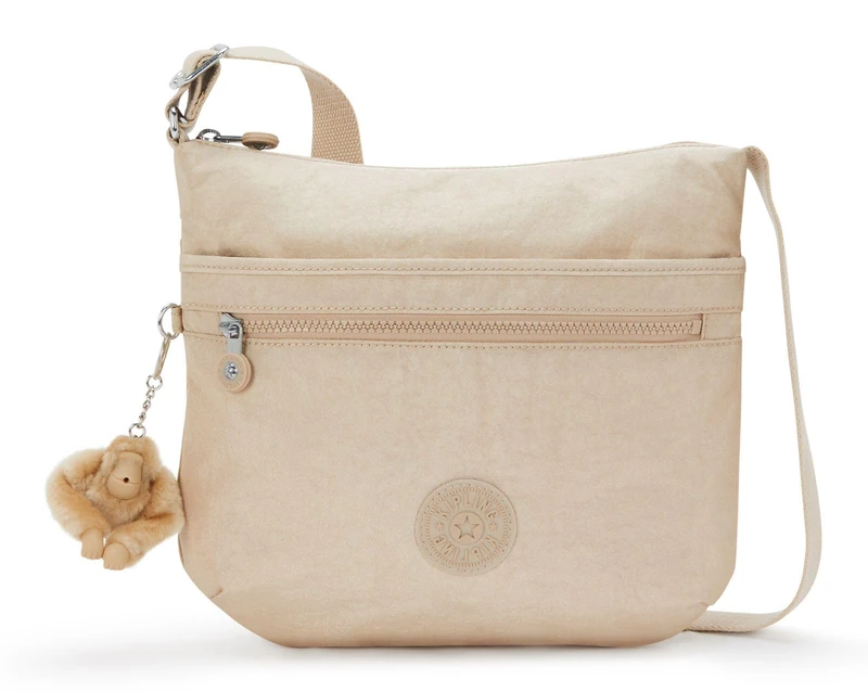 Kipling ARTO Medium crossbody, Sparkled Beige (Beige)