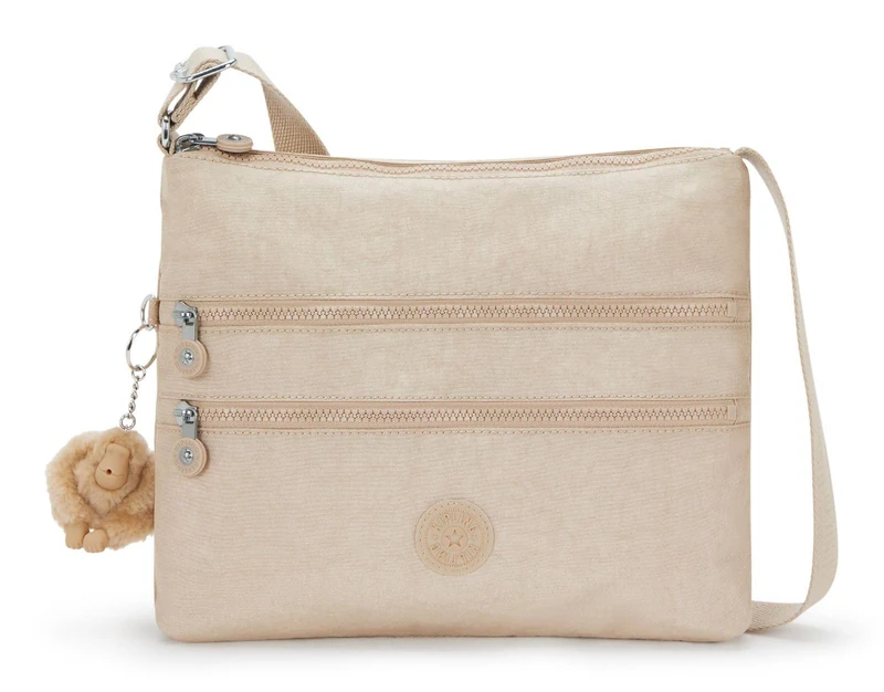 Kipling ALVAR Medium crossbody, Sparkled Beige (Beige)