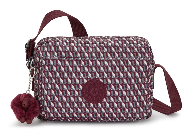 Kipling ABANU M Medium crossbody, 3DK Wine (Red)