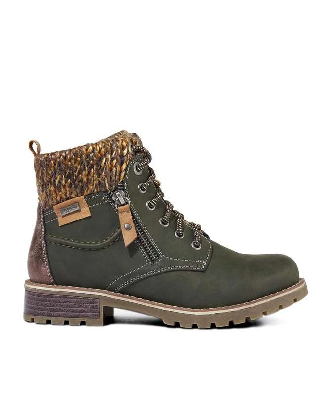Joe Browns Women's Chic Winter Khaki Ankle Boots, Regular, Brown, UK 3