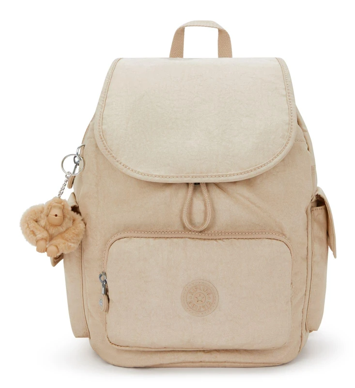 Kipling CITY PACK S Small Backpack, Sparkled Beige (Beige)