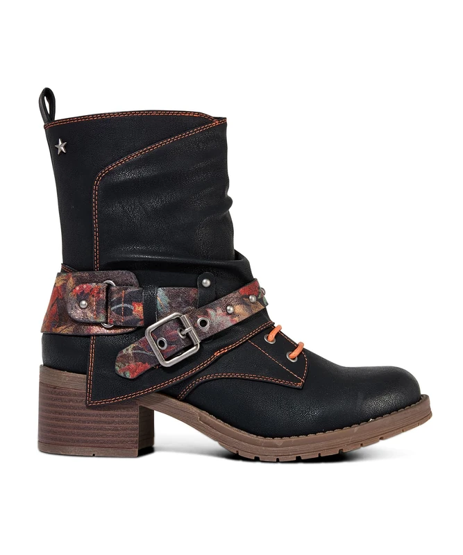 Joe Browns Women's Tuker Style Ankle Boots, Regular, Black, UK 4