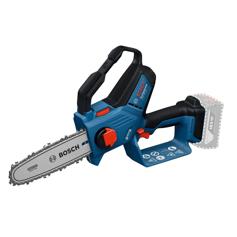 Bosch Professional 18V System Pruner Saw GKE 18V-20 (up to 350 cuts per Charge, Cutting of up to 18 cm, brushless Motor, incl. Scabbard 20cm, Without Battery)
