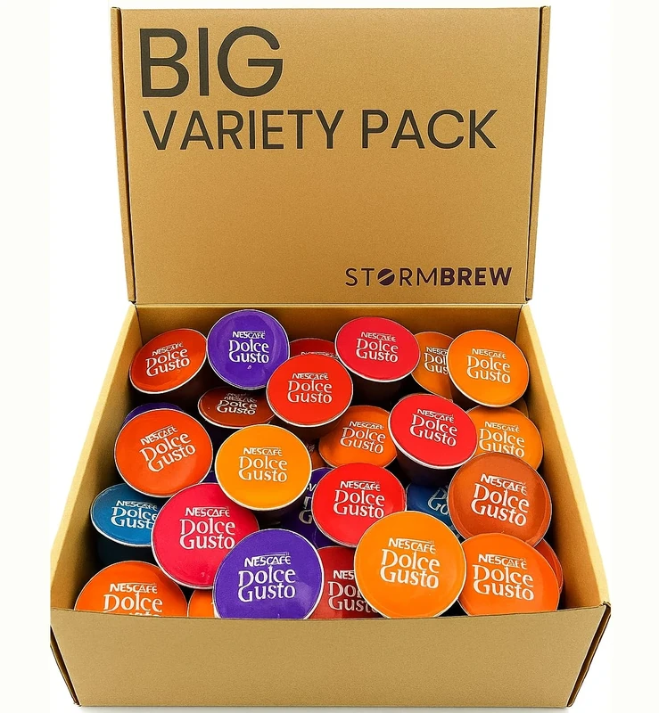NESCAFÉ DOLCE GUSTO x20 Coffee Pods Variety Pack (Total of 20 Different Flavours Pods) - ONLY COFFEE PODS