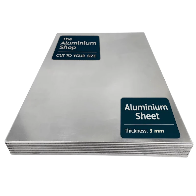 Aluminium Sheet Metal Plate 3mm Thick Thin Grade 1050 Cut To Size To Full Sheets (500mm x 900mm)