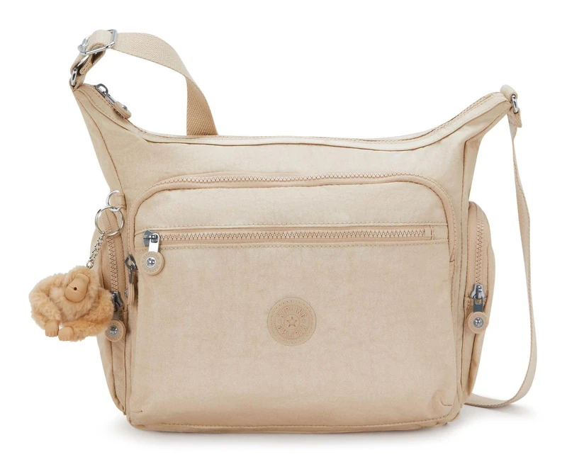 Kipling GABBIE Medium crossbody, Sparkled Beige (Beige)