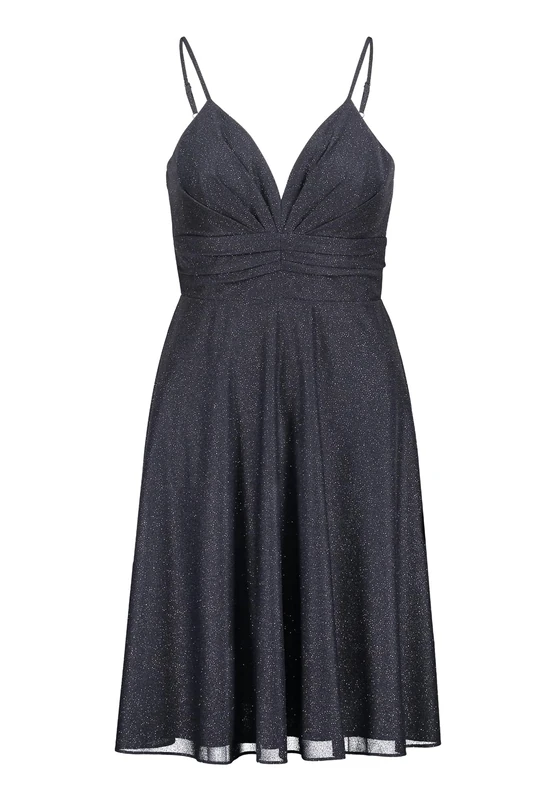 Vera Mont 0411/4112 Cocktail Dress, Dark Blue/Dark Blue, 40 Women