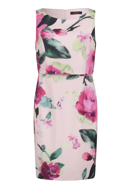 Vera Mont 5177/4226 Cocktail Dress, Pink/Dark Pink, 40 Women