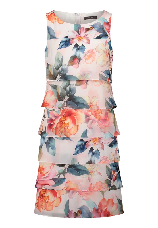 Vera Mont 0378/4800 Cocktail Dress, Pink/Red, 46 Women