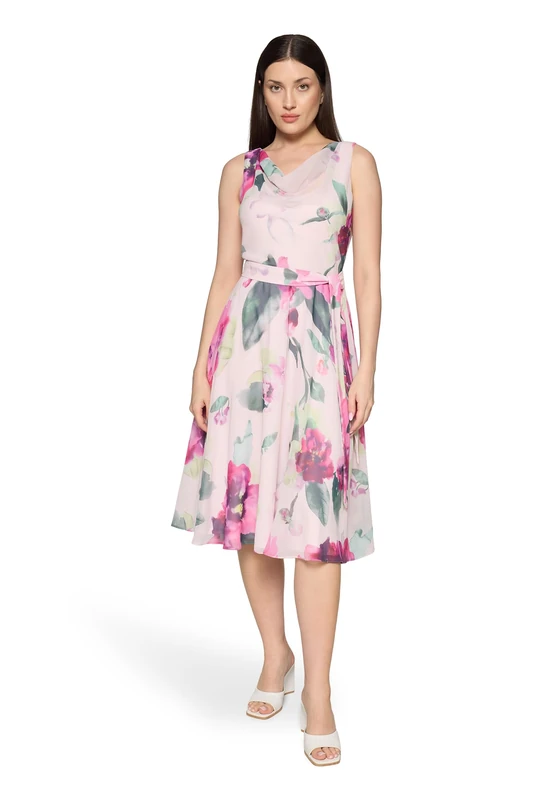 Vera Mont 5171/4037 Cocktail Dress, Pink/Dark Pink, 38 Women
