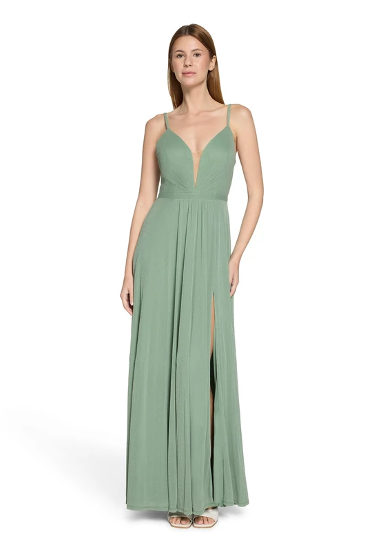 Vera Mont Women's Evening Dress Grey/Green