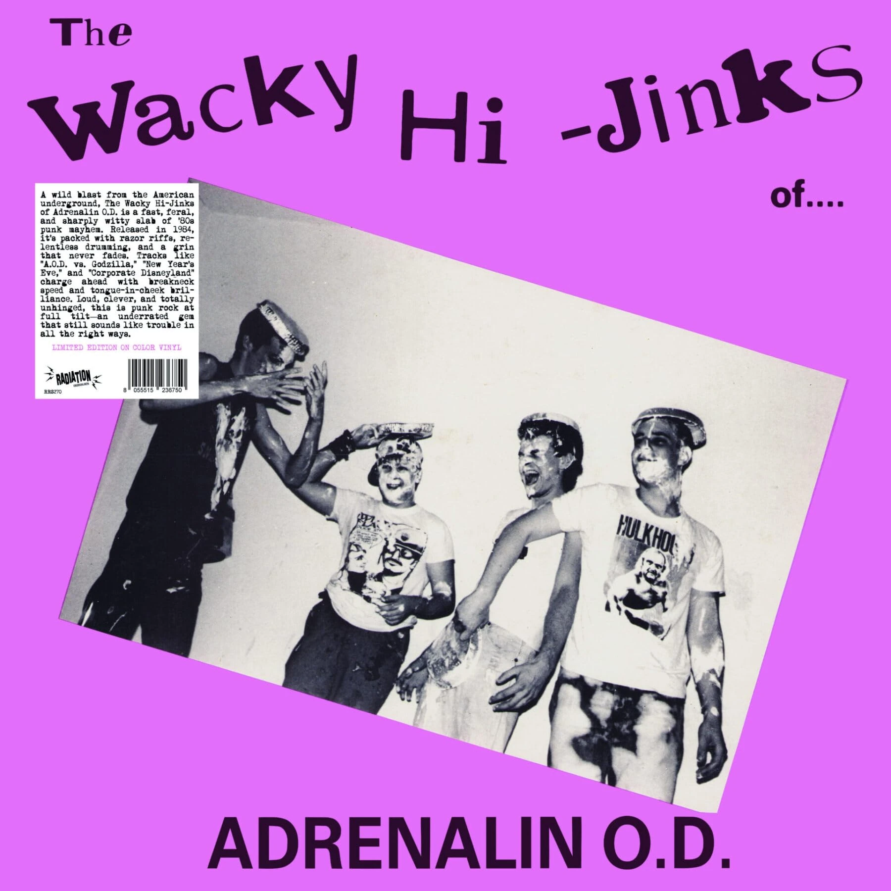 The Wacky Hi-Jinks Of Adrenalin O.D. (Coloured Vinyl) [VINYL]