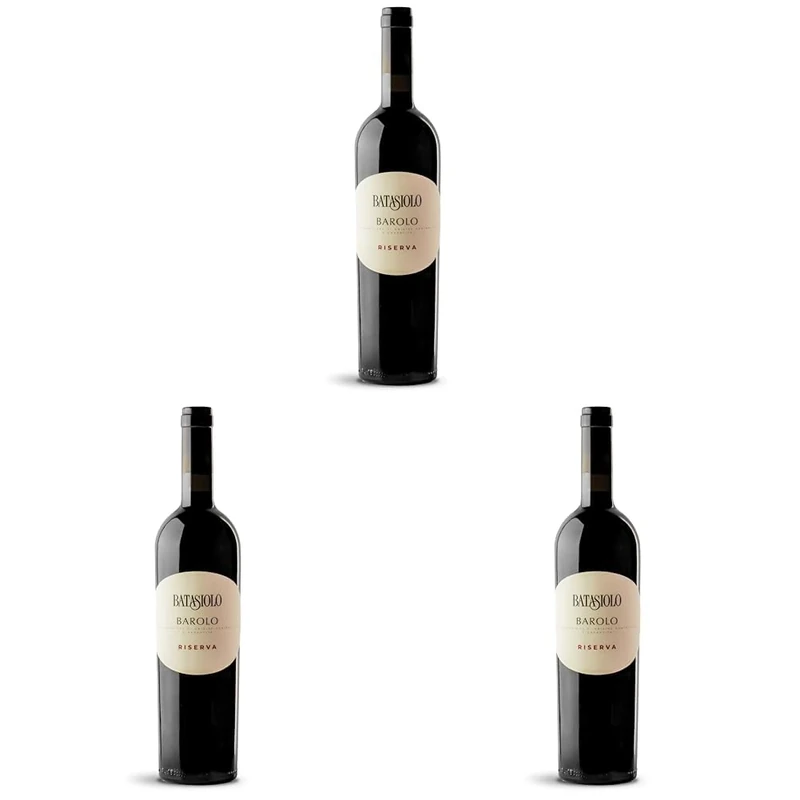 Batasiolo, BAROLO DOCG RISERVA, 750 ml, Still Dry Red Wine, Rich and Mature Evolution (Pack of 3)