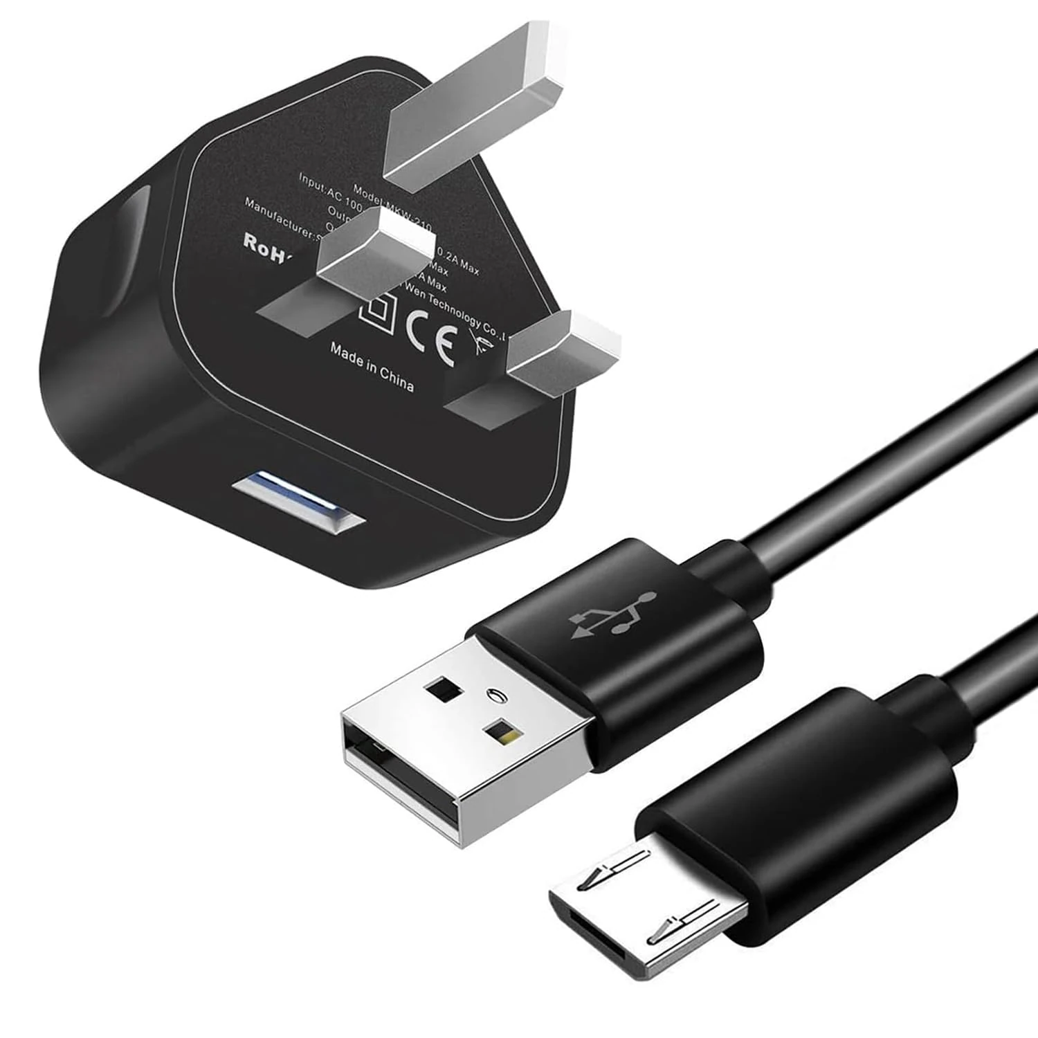 XRX USB Fire TV Stick Charger Cable Compatible for Amazon Fire TV Stick/4k Max, 4K+,Lite, Roku Streaming Stick/Express+, Premiere/+, Roku Voice Remote Pro Micro USB Charging Power Cord Cable (1.5M)