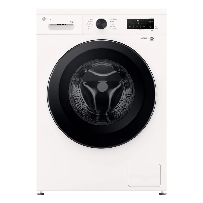LG X10 Series Direct Drive™ W4X1095NWK 9 kg Washer Dryer