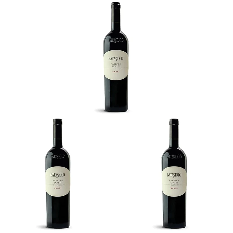 Batasiolo, BARBERA D'ASTI DOCG SABRI, 750 ml, Still Red Dry Wine, Balanced Flavour (Pack of 3)