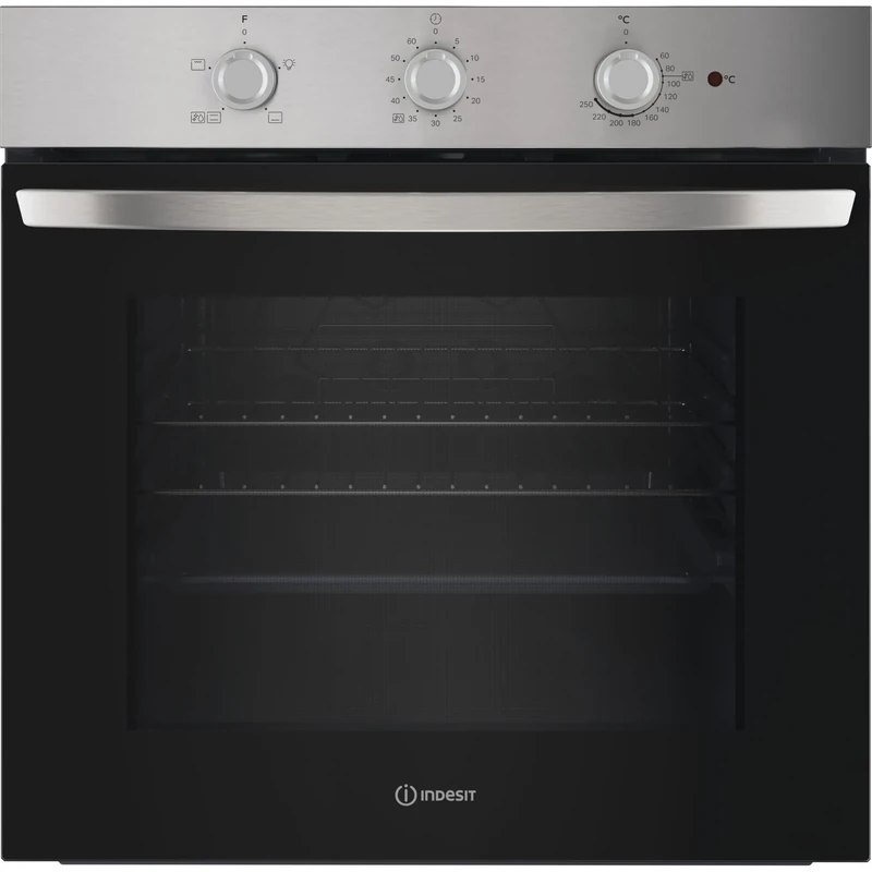 Indesit Built In Electric Single Oven - Stainless Steel - A Rated