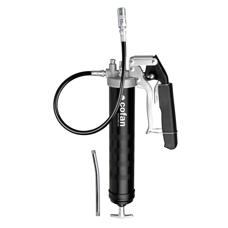 COFAN Bomba de Engase Dual Palanca Y Pistola, for Professionals and DIY Enthusiasts, Perfect for Workshop & Repair, with 400 g